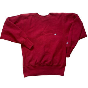 Vintage Red Champion Reverse Weave Crewneck